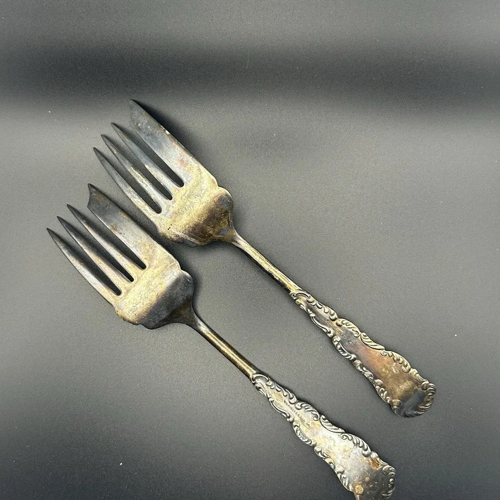 Wm Rogers BERWICK Diana 1904 Salad Fork (Lot of 2)